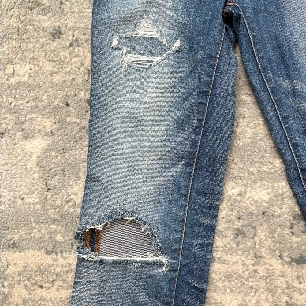 Madewell High Riser Skinny Distress Cropped Ankle Jeans, SZ Women’s 24